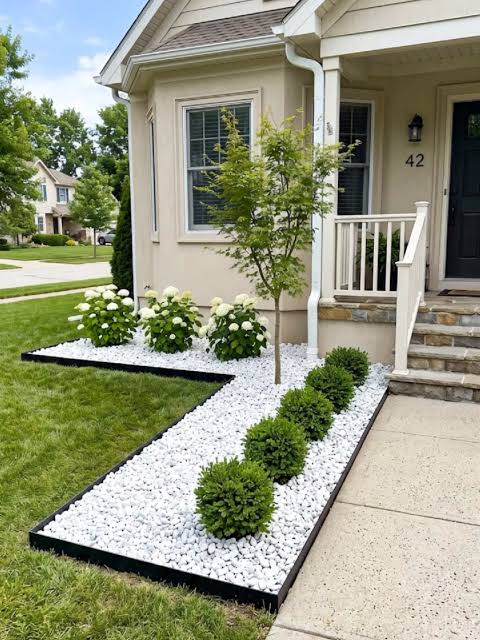Fresh Front Yard Finish